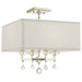 Paxton 4 Light Polished Nickel Ceiling Mount - Ceiling Mount
