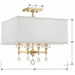 Paxton 4 Light Polished Nickel Ceiling Mount - Ceiling Mount