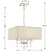 Paxton 4 Light Polished Nickel Mini Chandelier - Chandeliers
