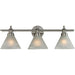 Pemberton Brushed Nickel Vanity Light - Bath & Vanity