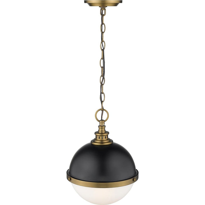 Peyton Matte Black Factory Bronze Mini-Pendant - Mini-Pendants