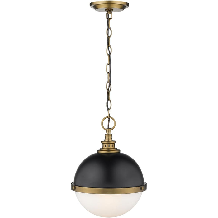 Peyton Matte Black Factory Bronze Mini-Pendant - Mini-Pendants