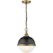 Peyton Matte Black Factory Bronze Mini-Pendant | theLightShop