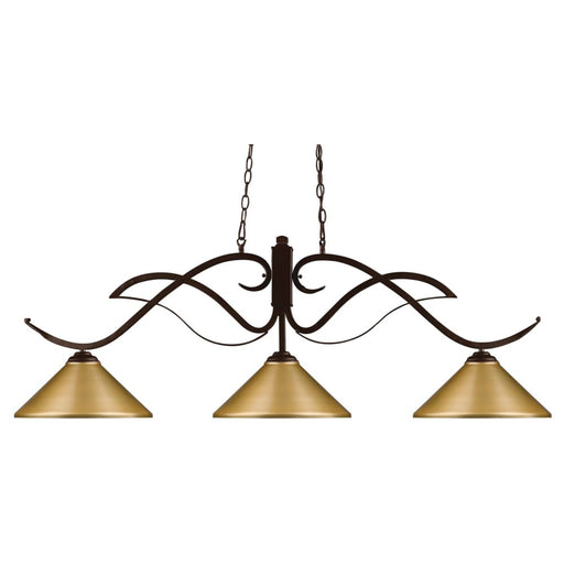 Phoenix Bronze Island Billiard Pendant | theLightShop