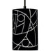 Picasso Black Pendant - Pendants