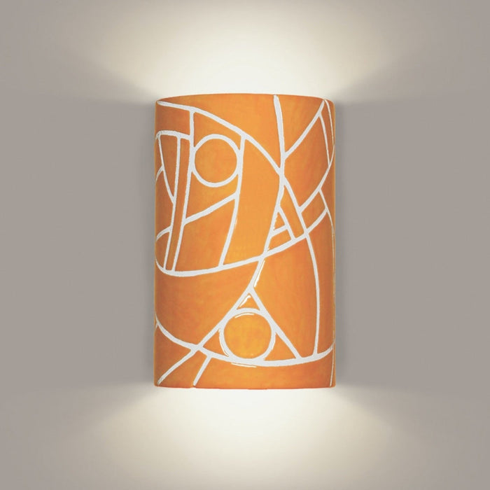 Picasso Sunflower Yellow Wall Sconce - Wall Sconce