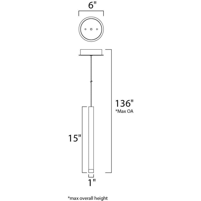 Picolo Polished Chrome LED Mini Pendant - Mini-Pendants