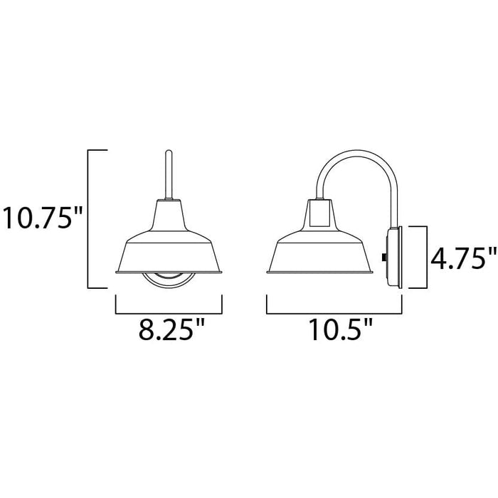 Pier M Empire Bronze Outdoor Wall Mount - Outdoor Wall Mount