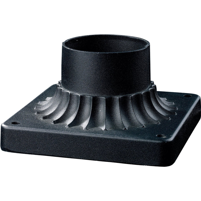 Pier Mounts Black Outdoor Pier Mount | theLightShop