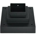 Pier Mounts Black Outdoor Pier Mount | theLightShop