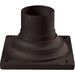 Pier Mounts Bronze Outdoor Pier Mount | theLightShop