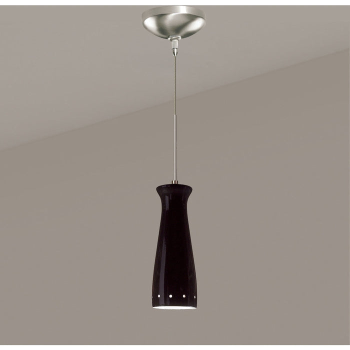 Pilsner Black Gloss Halogen Mini Pendant - Mini-Pendants