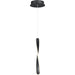 Pirouette Black LED Mini Pendant - Mini-Pendants