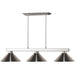 Players Brushed Nickel Island Billiard Pendant | theLightShop