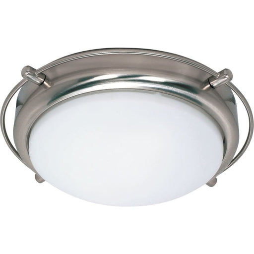 Polaris Brushed Nickel Flushmount - Flushmounts