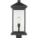 Portland Black Outdoor Post Mount Fixture | theLightShop