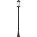Portland Black Outdoor Post Mounted Fixture | theLightShop