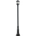 Portland Black Outdoor Post Mounted Fixture | theLightShop