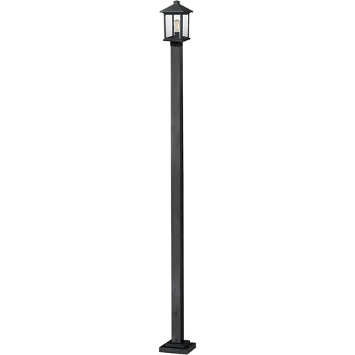 Portland Black Outdoor Post Mounted Fixture | theLightShop