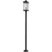 Portland Black Outdoor Post Mounted Fixture | theLightShop