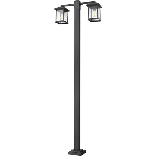 Portland Black Outdoor Post Mounted Fixture | theLightShop