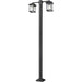 Portland Black Outdoor Post Mounted Fixture | theLightShop