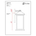 Portland Black Outdoor Wall Sconce - Outdoor Wall Sconces