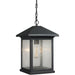 Portland Oil Rubbed Bronze Outdoor Chain Mount Ceiling Fixture | theLightShop