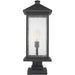 Portland Oil Rubbed Bronze Outdoor Pier Mounted Fixture | theLightShop