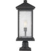 Portland Oil Rubbed Bronze Outdoor Pier Mounted Fixture | theLightShop