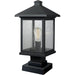 Portland Oil Rubbed Bronze Outdoor Pier Mounted Fixture | theLightShop