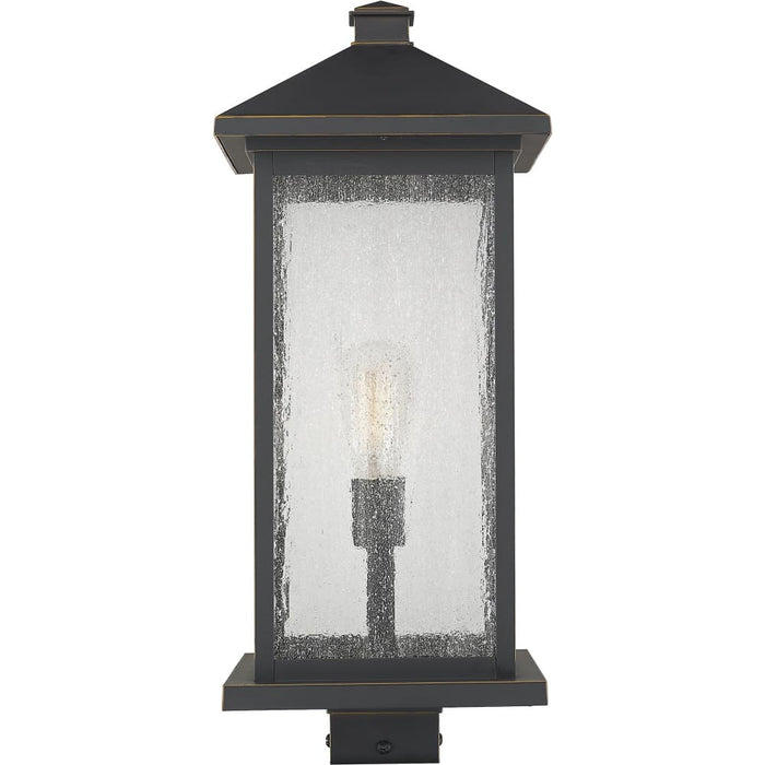 Portland Oil Rubbed Bronze Outdoor Post Mount Fixture | theLightShop
