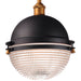 Portside Oil Rubbed Bronze / Antique Brass Outdoor Pendant - Outdoor Pendant