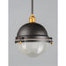 Portside Oil Rubbed Bronze / Antique Brass Outdoor Pendant - Outdoor Pendant