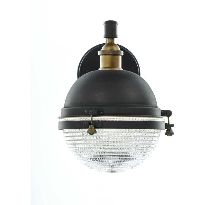 Portside Oil Rubbed Bronze / Antique Brass Outdoor Wall Mount - Outdoor Wall Mount