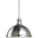 Pratt Street Metal Brushed Nickel Pendant - Pendants