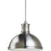 Pratt Street Metal Brushed Nickel Pendant - Pendants