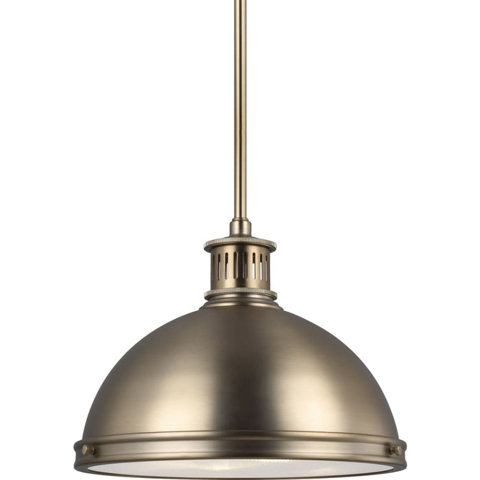 Pratt Street Metal Satin Bronze LED Pendant - Pendants