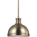 Pratt Street Metal Satin Bronze Pendant - Pendants
