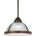 Pratt Street Prismatic Autumn Bronze LED Pendant - Pendants
