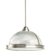 Pratt Street Prismatic Brushed Nickel LED Pendant - Pendants