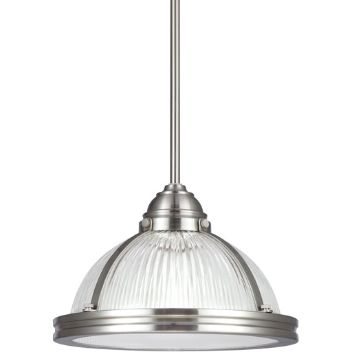 Pratt Street Prismatic Brushed Nickel Pendant - Pendants