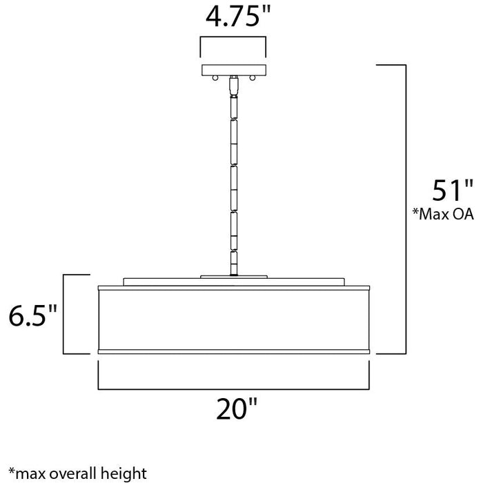 Prime Oil Rubbed Bronze LED Single Pendant - Pendants