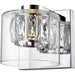 Private Mirrored Stainless Steel LED Vanity - Bath & Vanity