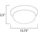 Profile EE Satin Nickel LED Flush Mount - Flushmounts