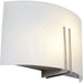 Prong Brushed Steel Wall Sconce - Wall Sconce