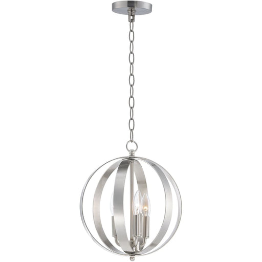 Provident Satin Nickel Single Pendant - Pendants