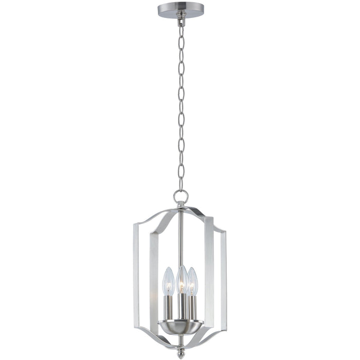 Provident Satin Nickel Single Pendant - Pendants