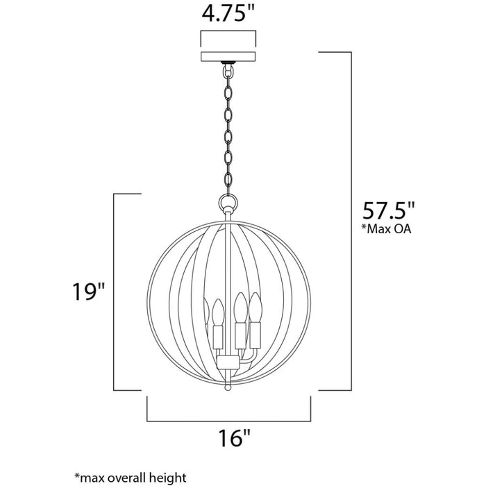 Provident Satin Nickel Single Pendant - Pendants