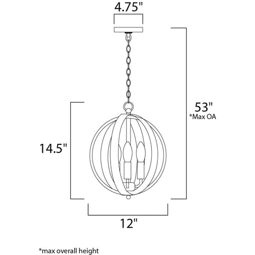 Provident Satin Nickel Single Pendant - Pendants